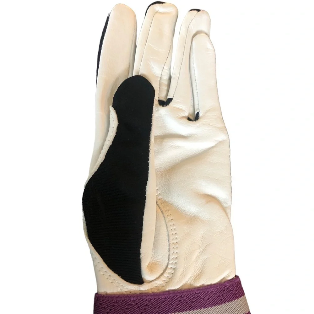 EKTELON Cabretta Sheepskin All Pro Racquetball Glove XS Right Hand Black White